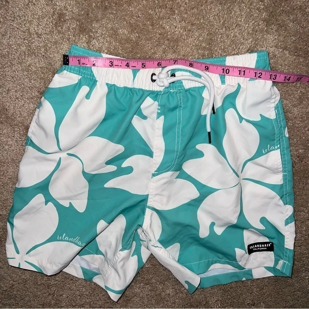 Islandhaze California Men's 6'' Volley Swim Shorts Clover Size Small